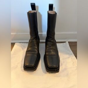 Bottega Veneta Square toe boots